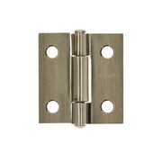 Bisagra rectangular 1' latón antiguo, HERMEX