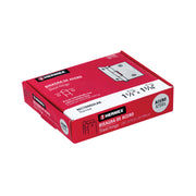 Bisagra rectangular 1-1/2' acero pulido, HERMEX