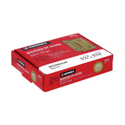 Bisagra rectangular 1-1/2 x 1-3/16', latón antiguo, HERMEX