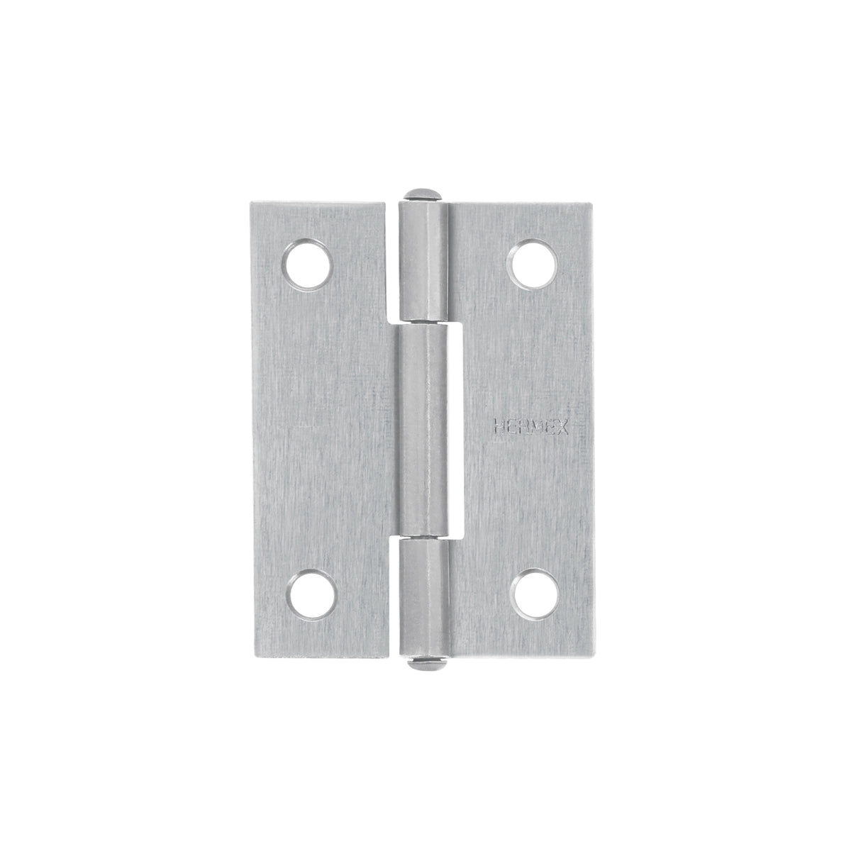 Bisagra rectangular 2' acero pulido, HERMEX