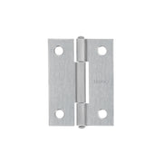 Bisagra rectangular 2' acero pulido, HERMEX