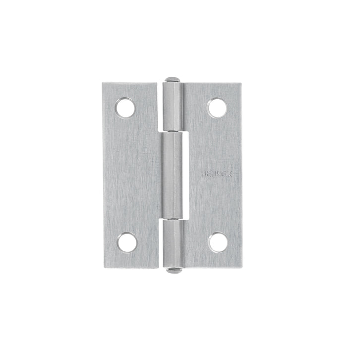 Bisagra rectangular 2 x 1-1/2', acero natural, HERMEX