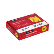 Bisagra rectangular 2' acero latonado, HERMEX
