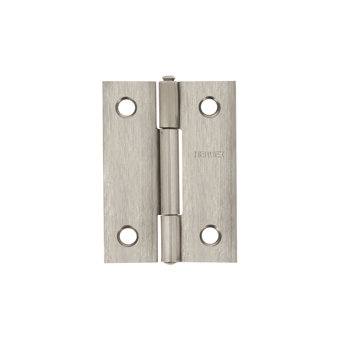 Bisagra rectangular 2 x 1-1/2', acero inoxidable, HERMEX