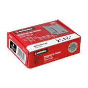Bisagra rectangular 2' acero inoxidable, HERMEX