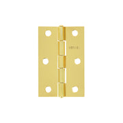 Bisagra rectangular 2-1/2' acero latonado, HERMEX