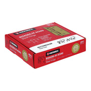 Bisagra rectangular 2-1/2 x 1-5/8', latón antiguo, HERMEX