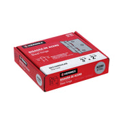 Bisagra rectangular 3' acero pulido, HERMEX
