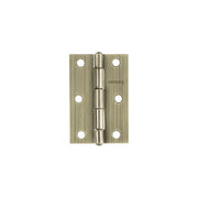 Bisagra rectangular 3' latón antiguo, HERMEX