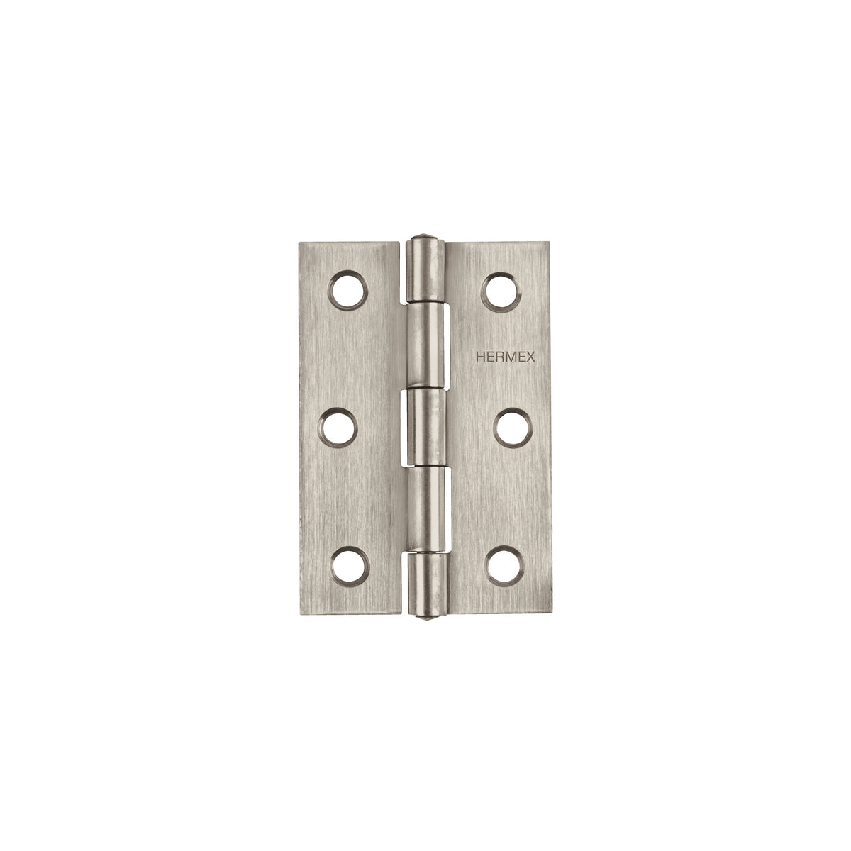 Bisagra rectangular 3' acero inoxidable, HERMEX