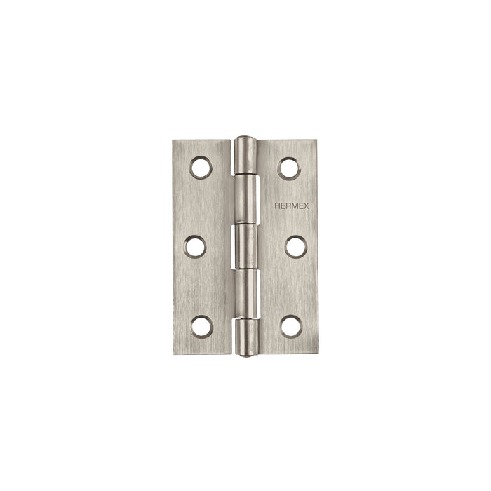 Bisagra rectangular 3 x 2', acero inoxidable, HERMEX