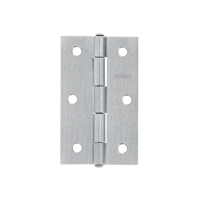 Bisagra rectangular 3-1/2' acero pulido, HERMEX