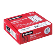 Bisagra rectangular 3-1/2' acero pulido, HERMEX