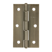 Bisagra rectangular 3-1/2' latón antiguo, HERMEX