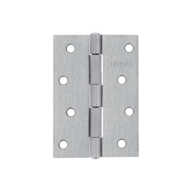 Bisagra rectangular 4' acero pulido, HERMEX