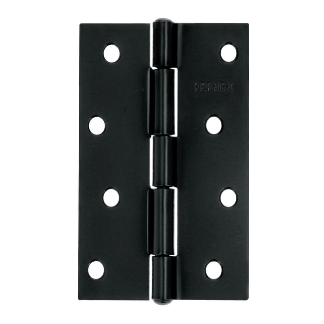 Bisagra rectangular 4' negra, HERMEX
