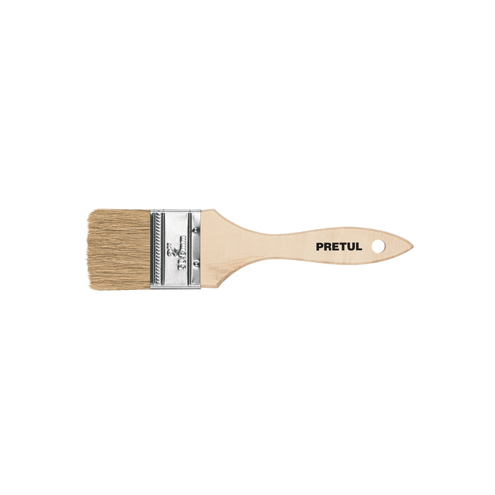 Brocha uso general de 2' con mango de madera, PRETUL