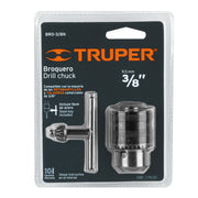Broquero 3/8' con llave, cuerpo moleteado, TRUPER