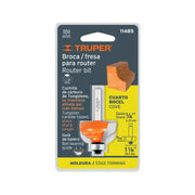 Broca para router, clásica, 1-3/8' con balero, TRUPER