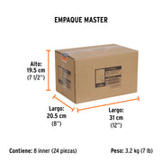 Broca para router, doble romana, 1-3/8' con balero, TRUPER
