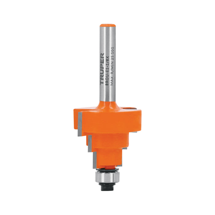 Broca para router, escalonada, 1-1/8', con balero, TRUPER
