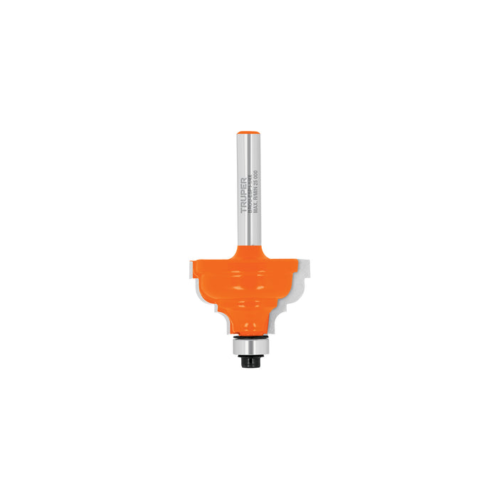 Broca para router, española, 1-1/4', con balero, TRUPER