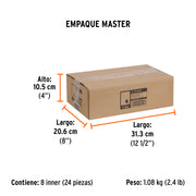 Broca para router, media caña, 1/2', TRUPER
