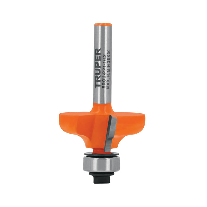 Broca para router, pecho paloma, 1-1/4' con balero, TRUPER