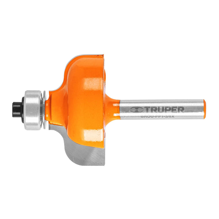 Broca para router, pecho paloma, 1-3/8' con balero, TRUPER