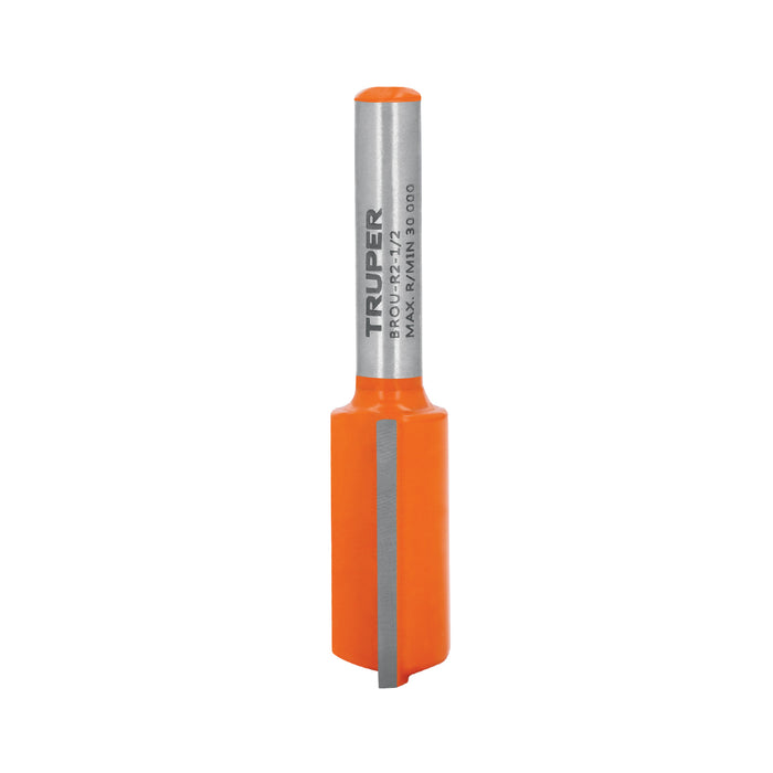 Broca para router, recta 2 filos, 1/2', TRUPER