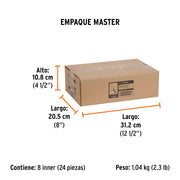 Broca para router, recta 2 filos, 1/4', larga, TRUPER