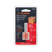 Broca para router, recta 2 filos, 3/4', TRUPER