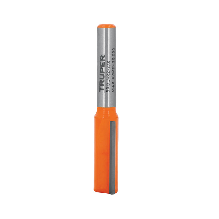 Broca para router, recta 2 filos, 3/8', TRUPER
