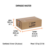 Broca para router, recta 2 filos, 5/16', TRUPER