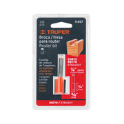 Broca para router, recta 2 filos, 5/8', TRUPER