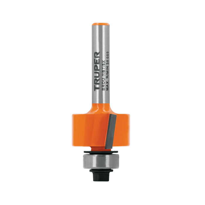 Broca para router, rebajado, 7/8' con balero, TRUPER