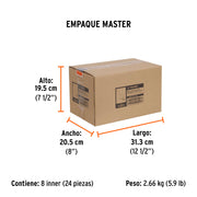 Broca para router, redondeado, 1-1/2' con balero, TRUPER