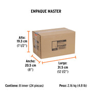 Broca para router, redondeado, 1-1/4' con balero, TRUPER