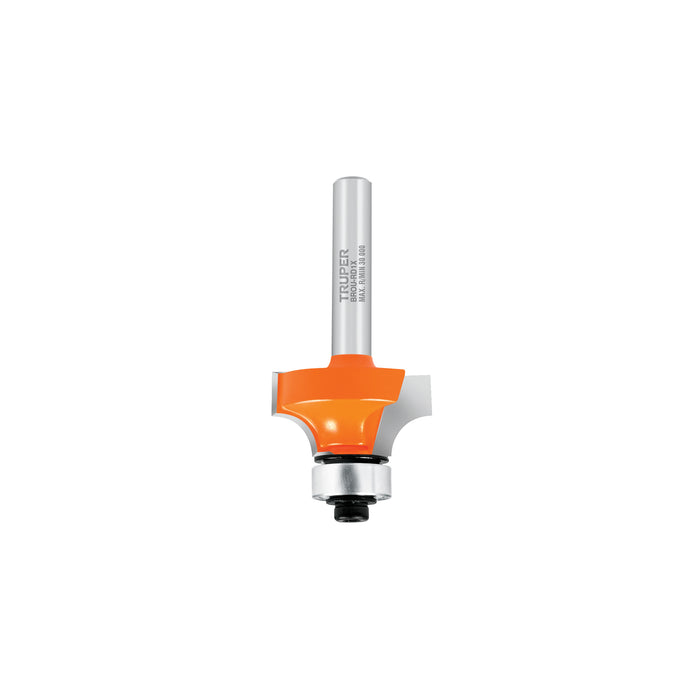 Broca para router, redondeado, 1' con balero, TRUPER