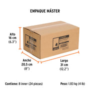Broca para router, corte en 'V', 1-1/8', TRUPER