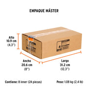 Broca para router, corte en 'V', 1/2', TRUPER