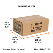 Broca para router, corte en 'V', 7/8', TRUPER