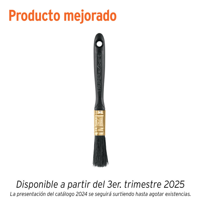 Brocha profesional de 1/2' mango de plástico, TRUPER EXPERT
