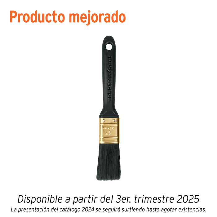 Brocha profesional de 1' mango de plástico, TRUPER EXPERT