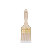 Brocha cerdas sintéticas 3' corte recto, mango de madera