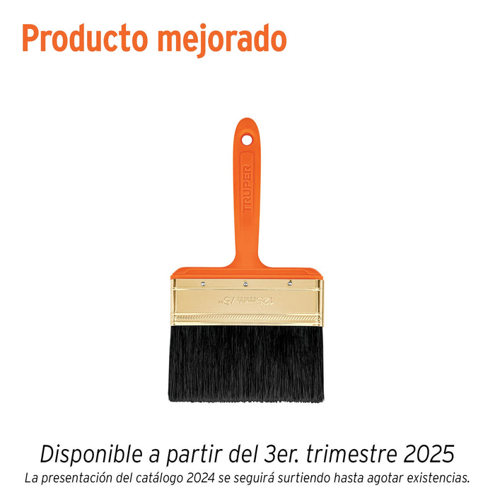 Brocha profesional de 5' con mango de plástico, TRUPER