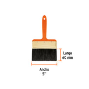 Brocha profesional de 5' con mango de plástico, TRUPER