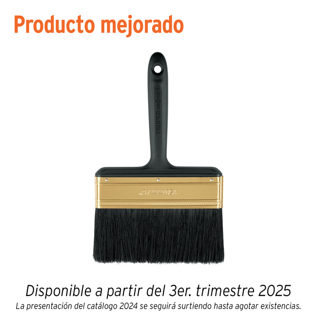Brocha profesional de 6' mango de plástico, TRUPER EXPERT