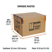 Broca SDS Plus 1/4 x 12', TRUPER