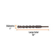 Broca SDS Plus 1 x 10', TRUPER